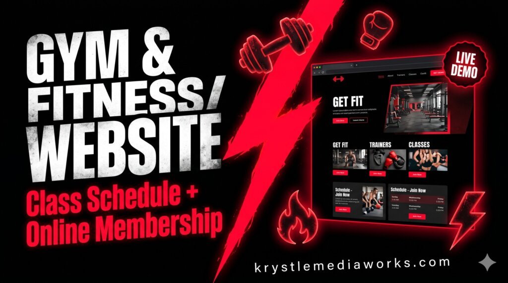gym website demo